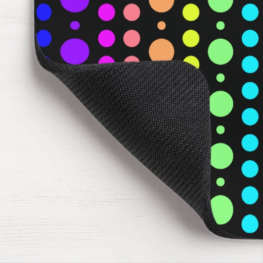 Tapis De Souris Arc-en-ciel des points mousepad (Coin)