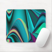 Tapis De Souris Arc-en-ciel futuriste et Abstrait (Avec souris)