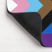 Tapis De Souris Arc-en-ciel Lgbtq drapeau de la diversité gay (Coin)