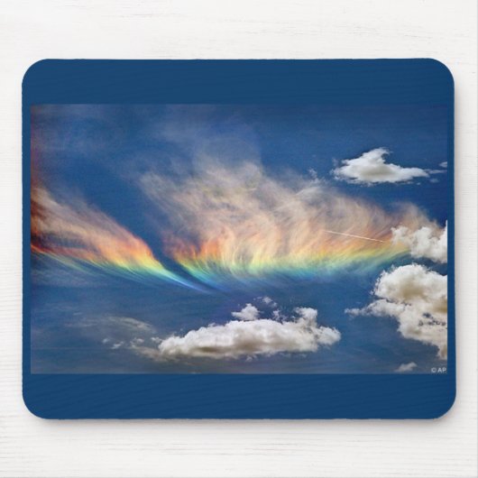 Tapis De Souris Arc-en-ciel Mousepad du feu (Devant)