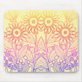 Tapis De Souris Arc-en-ciel Ombre Papillon & Ladybugs (Devant)