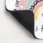 Tapis De Souris Arc-en-ciel personnalisé pour enseignant (Coin)