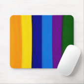 Tapis De Souris Arc en ciel rayures lumineuses (Avec souris)