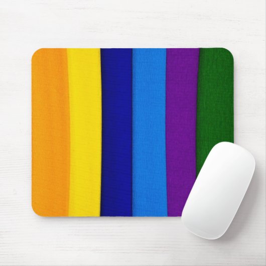 Tapis De Souris Arc en ciel rayures lumineuses (Avec souris)
