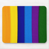 Tapis De Souris Arc en ciel rayures lumineuses (Devant)