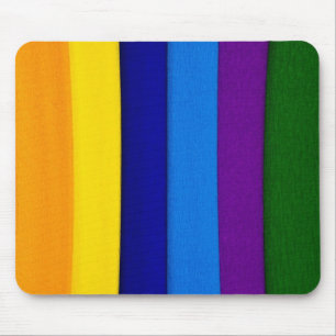 Tapis De Souris Arc en ciel rayures lumineuses
