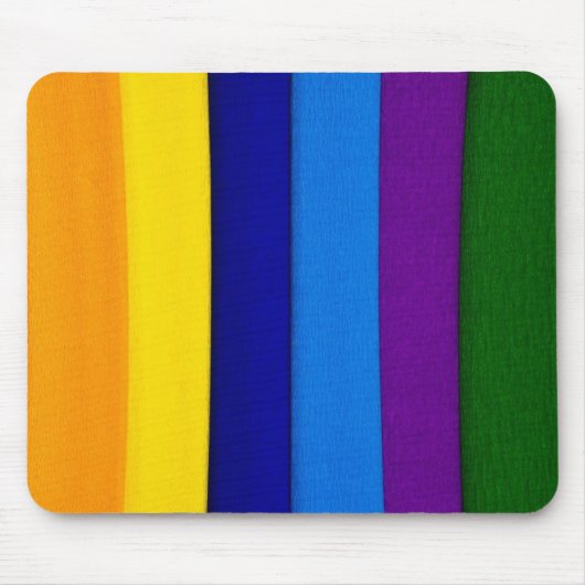 Tapis De Souris Arc en ciel rayures lumineuses (Devant)
