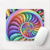 Tapis De Souris Arc-en-ciel Sherbert (Avec souris)