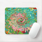 Tapis De Souris Arc-en-ciel Super coloré rétro (Avec souris)