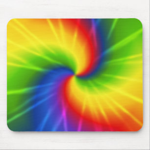 Tapis De Souris Arc-en-ciel (teignez en nouant)
