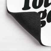 TAPIS DE SOURIS ARC-EN-CIEL TOTALEMENT GAI - BLANC - .PNG (Coin)