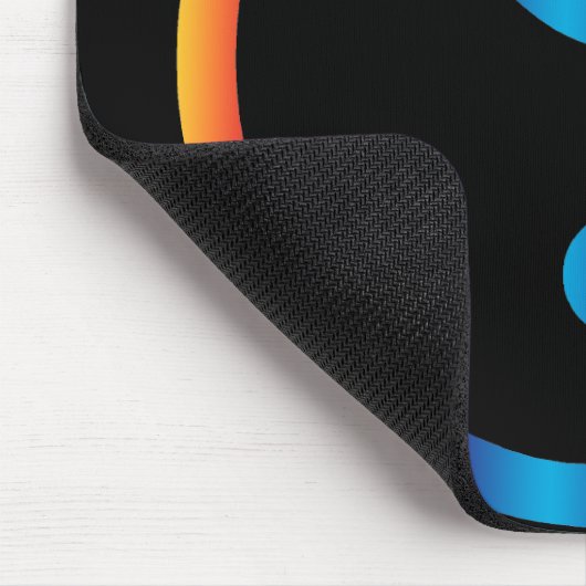 Tapis De Souris Arc-en-ciel Yin Yang (Coin)