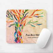 Tapis De Souris Arc-en-ciel Yoga Instructeur Souris Pad (Avec souris)