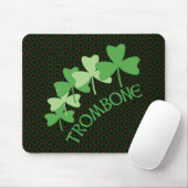 Tapis De Souris Arc Shamrock de Trombone (Avec souris)