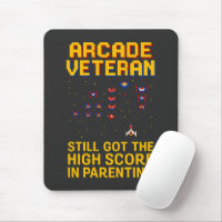 Arcade Papa Pixel Art - T-Shirt Retro Gamer
