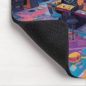 Tapis De Souris Arcade Rétro Futuriste dans l'Espace (Coin)