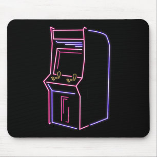 Tapis De Souris Arcade Video Gamer Machine de jeu Vintage 80s 90s 