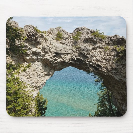 Tapis De Souris Arch Rock sur l'île Mackinac, Michigan (Devant)