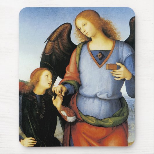 Tapis De Souris Archangel Raphael avec Tobias (Devant)