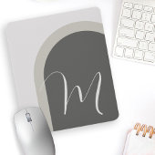 Tapis De Souris Arche moderne simple avec Monogramme initial