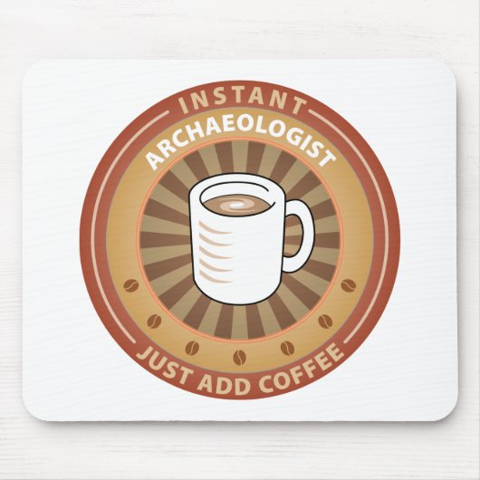 Tapis De Souris Archéologue instantané (Devant)