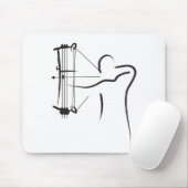 Tapis De Souris Archer composé masculin (Avec souris)
