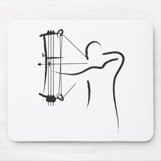 Tapis De Souris Archer composé masculin (Devant)