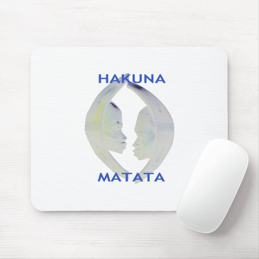 Tapis De Souris Architecture africaine Hakuna Matata (Avec souris)