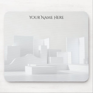 Tapis De Souris Architecture blanche minimaliste moderne