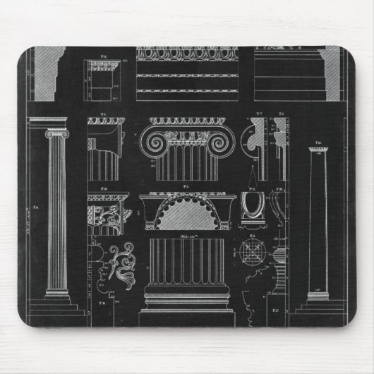 Tapis De Souris Architecture graphique IV (Devant)