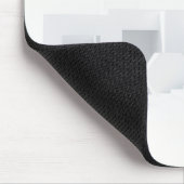 Tapis De Souris Architecture monochromatique blanche (Coin)