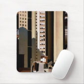 Tapis De Souris Architecture vintage, gratte-ciel de Sheeler, 1922 (Avec souris)