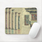 Tapis De Souris Architecture vintage par Giacomo Barozzi da Vignol (Avec souris)
