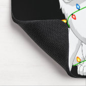 Tapis De Souris Arctic Fox Animal Lover Xmas Santa Hat Arctic Fox (Coin)