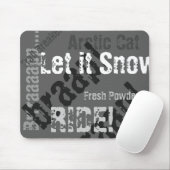 Tapis de souris arctique de chat (Avec souris)