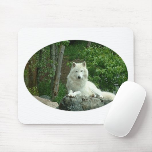 Tapis de souris arctique de loup (Avec souris)