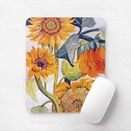 Tapis De Souris Ardoise de tournesol (Avec souris)