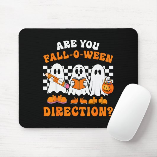 Tapis De Souris Are You Fall O Ween Directions Funny Ghost Teacher (Avec souris)