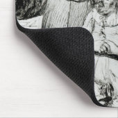 Tapis De Souris Argan et Monsieur Purgon (Coin)