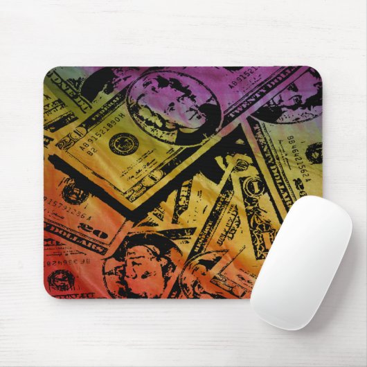 Tapis De Souris Argent Mousepad d'arc-en-ciel (Avec souris)