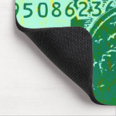 Tapis De Souris Argent vert (Coin)