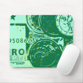 Tapis De Souris Argent vert (Avec souris)