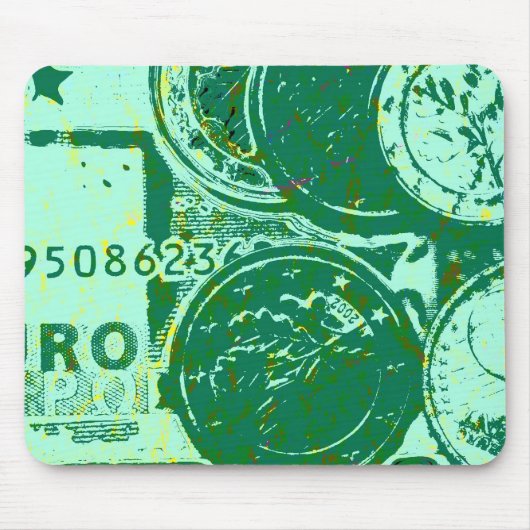 Tapis De Souris Argent vert (Devant)