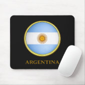 Tapis De Souris Argentine - Drapeau de l'Argentine (Avec souris)
