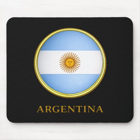 Tapis De Souris Argentine - Drapeau de l'Argentine (Devant)