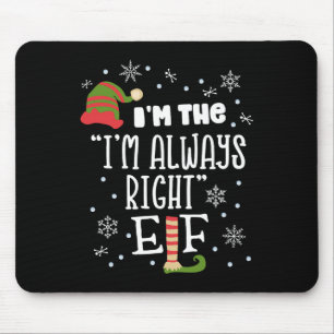 Tapis De Souris Argue Elf Correspondant Famille Groupe Noël T Noël