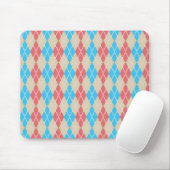 Tapis de souris Argyle à la plage (Avec souris)