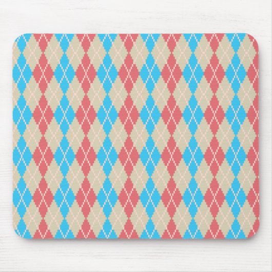 Tapis de souris Argyle à la plage (Devant)