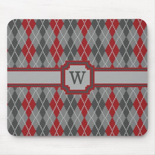 Tapis de souris Argyle Ashes and Embers (Devant)