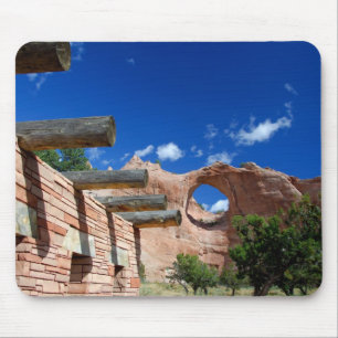 Tapis De Souris Arizona, Window Rock. Capitale des Navajos
